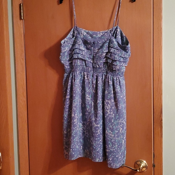 Lauren Conrad blue dress with flowers - Picture 3 of 3